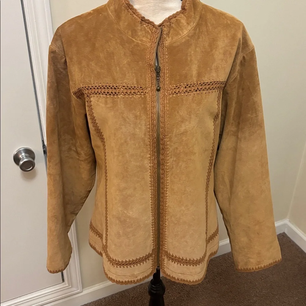 Cabela's Women's Brown Suede Jacket size L - Picture 4 of 10